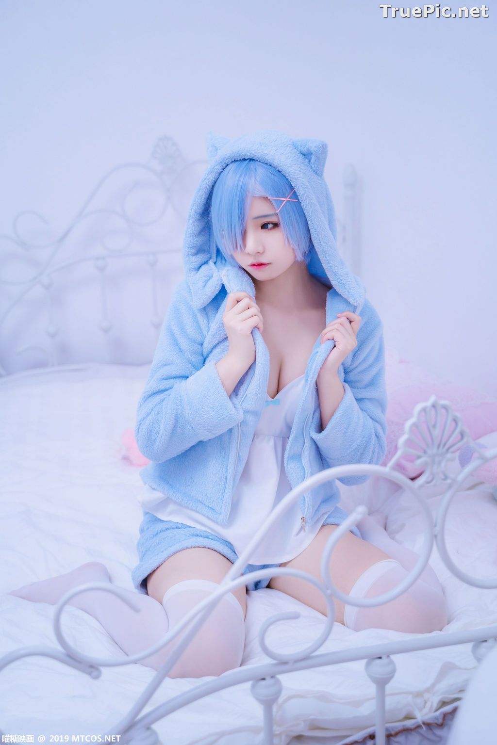 Image [MTCos] 喵糖映画 Vol.043 – Chinese Cute Model – Sexy Rem Cosplay - TruePic.net - Picture-29