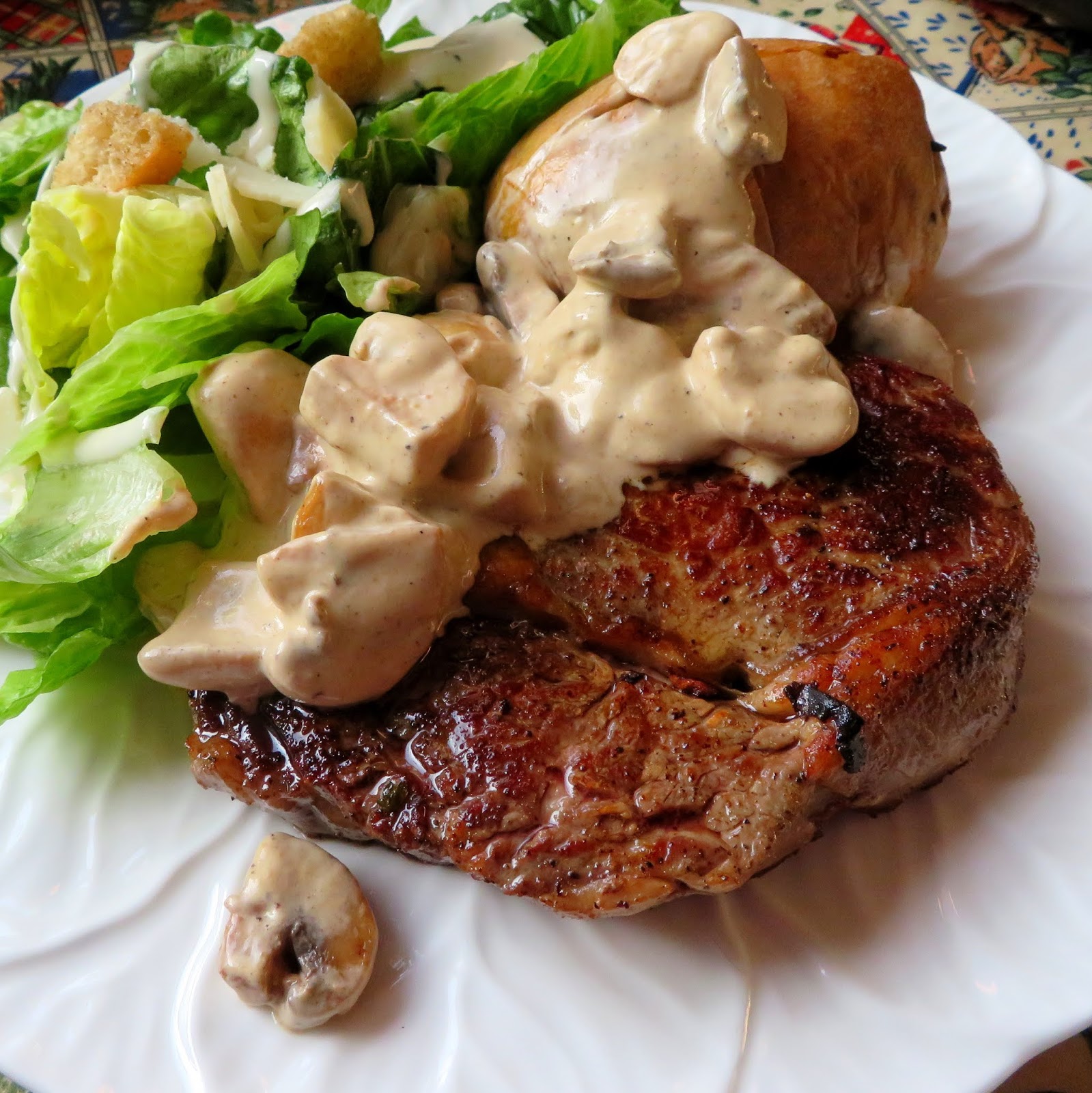 Garlic Butter Steak with a Creamy Mushroom Sauce The English Kitchen