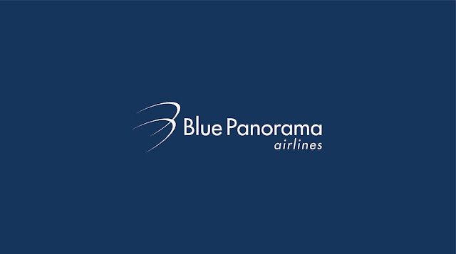 Blue Panorama express logo Logo Blue Panorama