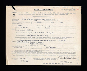 Canada, "Military Service Record: William Scott, Regimental Number K23205, RG 24, Volume 27004," Field Report; Library and Archives Canada, Ottawa.