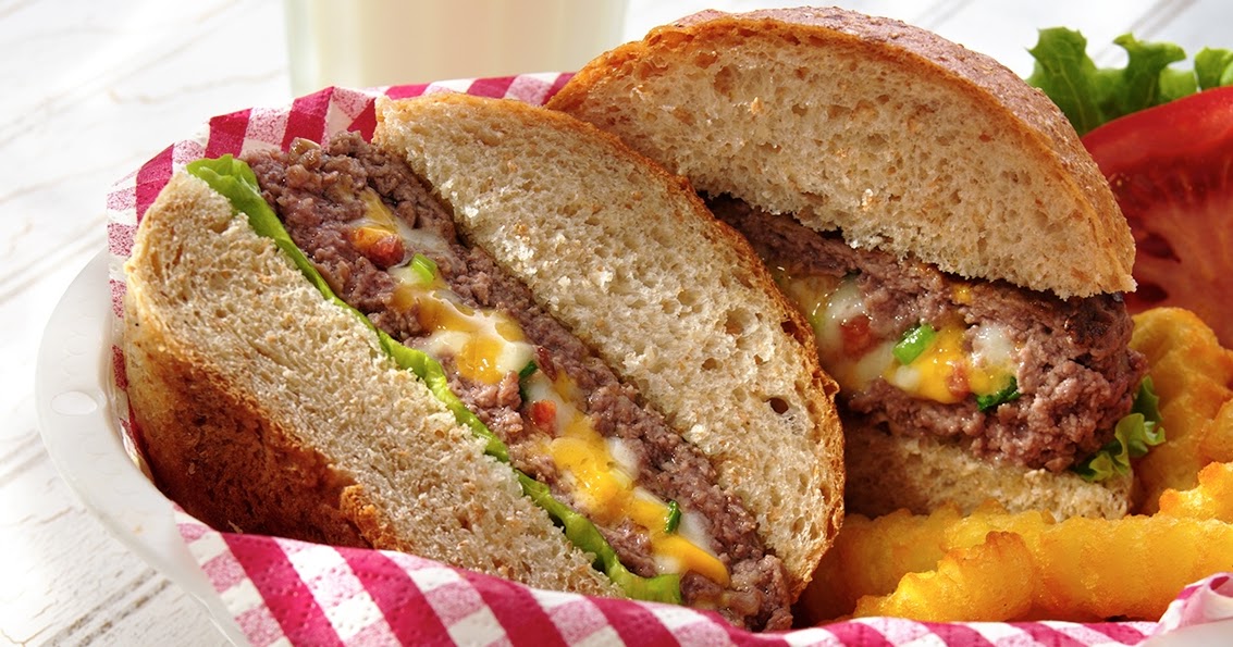IC Friendly Recipes: Stuffed Cheddar Bacon Burgers