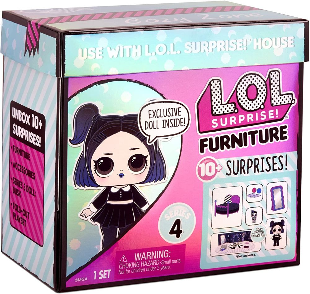 Мебель спальня L.O.L. Surprise Furniture Series 4 и кукла Dawn