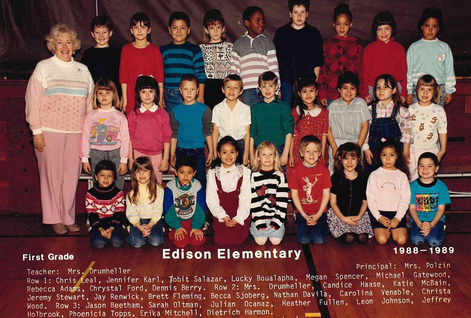 History of Walla Walla Public Schools Edison Elementary School 19881989