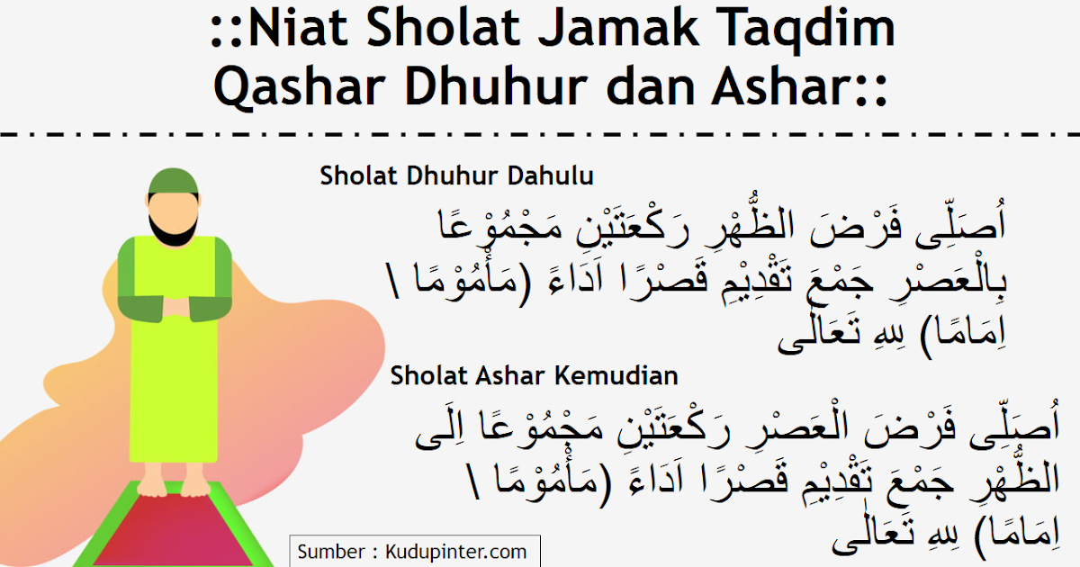 Niat Sholat Asar