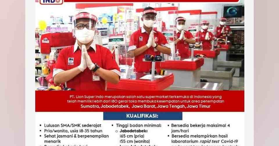 Lowongan Kerja Superindo Semarang 2020 Lulusan SMA SMK - Lokerhariini.COM