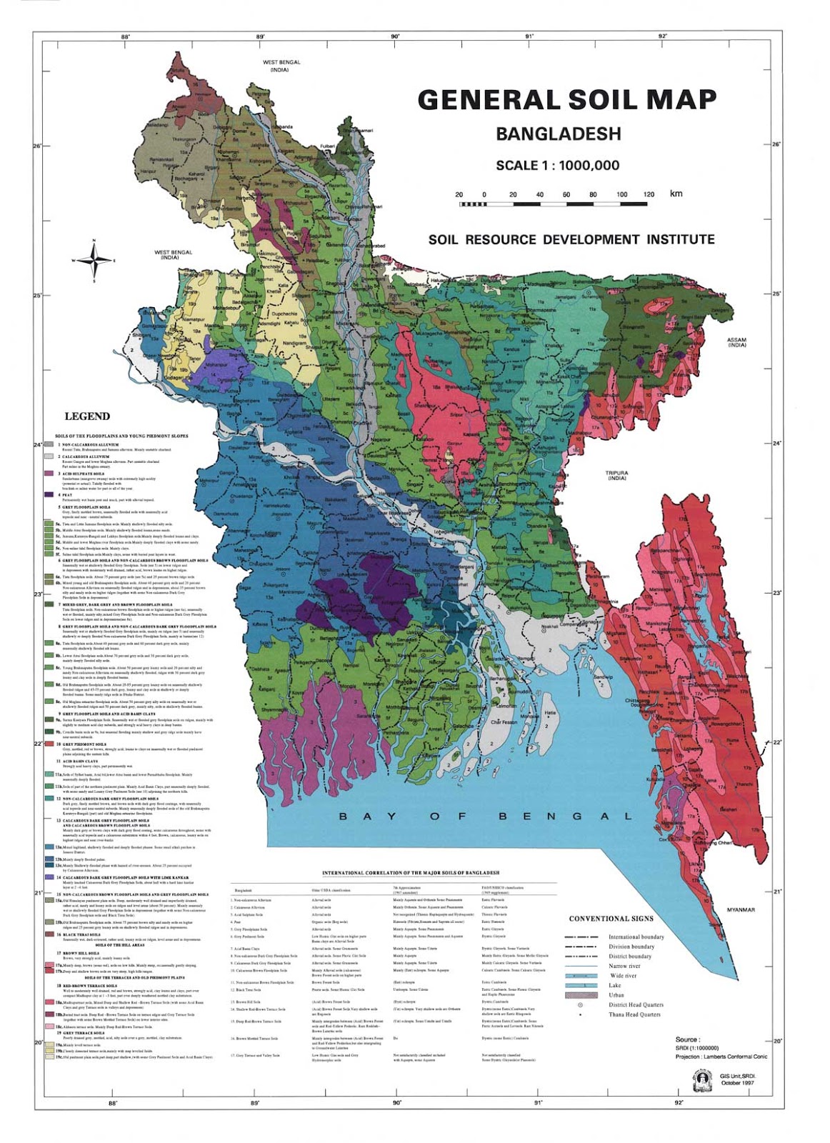General Soil Map Bangladesh