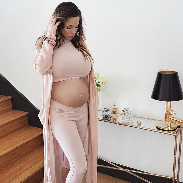 Jordan Carver Pregnant Belly.
