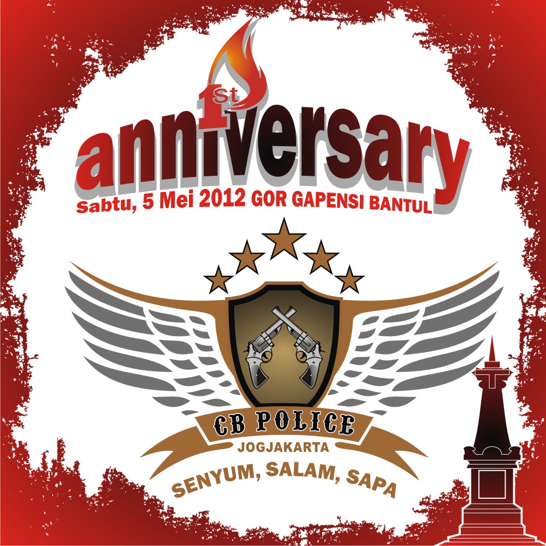 CB RED RaeZ 55 NGANJUK,ID. 0151 ANTI TOBAT CB NGANJUK ANNIVERSARY CB POLICE 1st