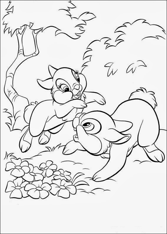 Fun Coloring Pages Disney Bunnies Coloring Pages