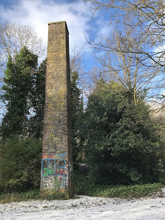 Stink Vent, Sewage Vent, near St Mark's Park and by Water of Leith, Edinburgh.  Photo by Kevin Nosferatu for Skulferatu Project