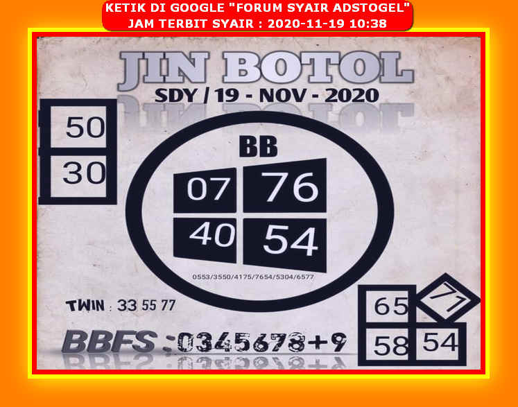 1 New Message Kode Syair Sydney 19 November 2020 Forum Syair Togel Hongkong Singapura Sydney