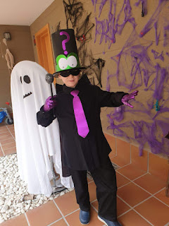 Sonrisas de mil colores: #HALLOWEEN 2019: HACEMOS UN DISFRAZ DE #ENIGMA, EL MISTERIOSO #SUPERZING