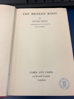 The Broken Root. Edición de 1951 por Faber & Faber