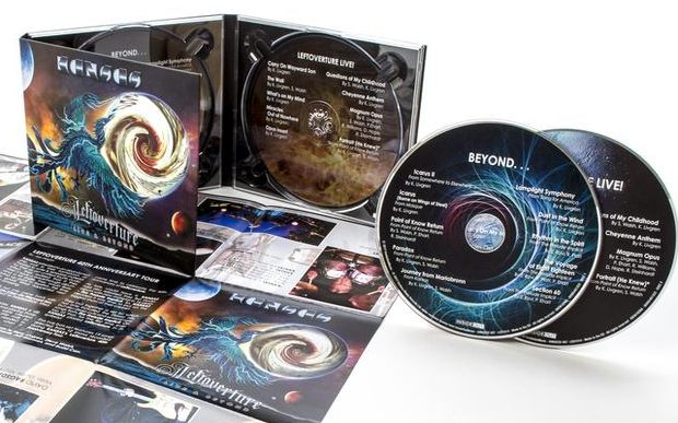 KANSAS - Leftoverture Live & Beyond [digipak] (2017) discs