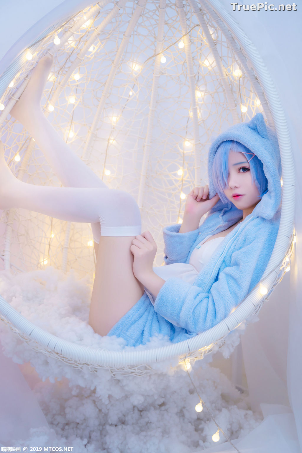 Image [MTCos] 喵糖映画 Vol.043 – Chinese Cute Model – Sexy Rem Cosplay - TruePic.net - Picture-38