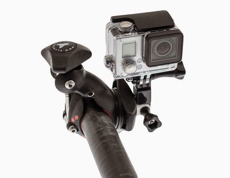 The Flymount Great centre mast shots with the best action camera mount