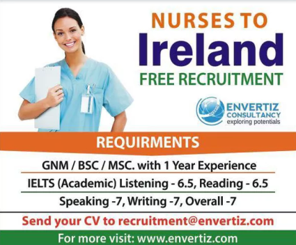 ireland travel nursing jobs