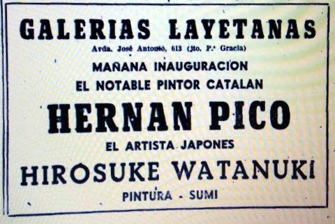 B. XIFRÉMORROS, MARXANT, ASESOR ARTÍSTICO GALERÍAS LAYETANAS