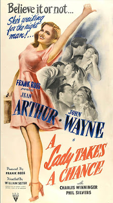 A Lady takes a Chance (1943) Poster