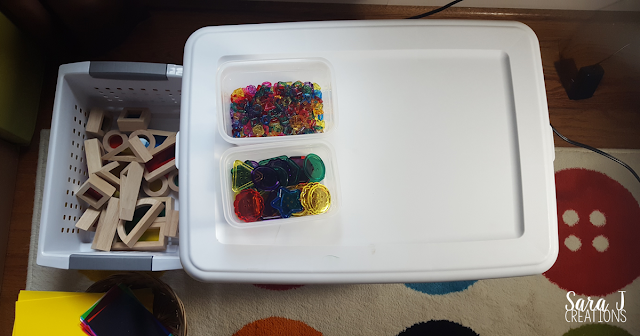 DIY light table with ideas for preschoolers. This would even be perfect for kindergarten.