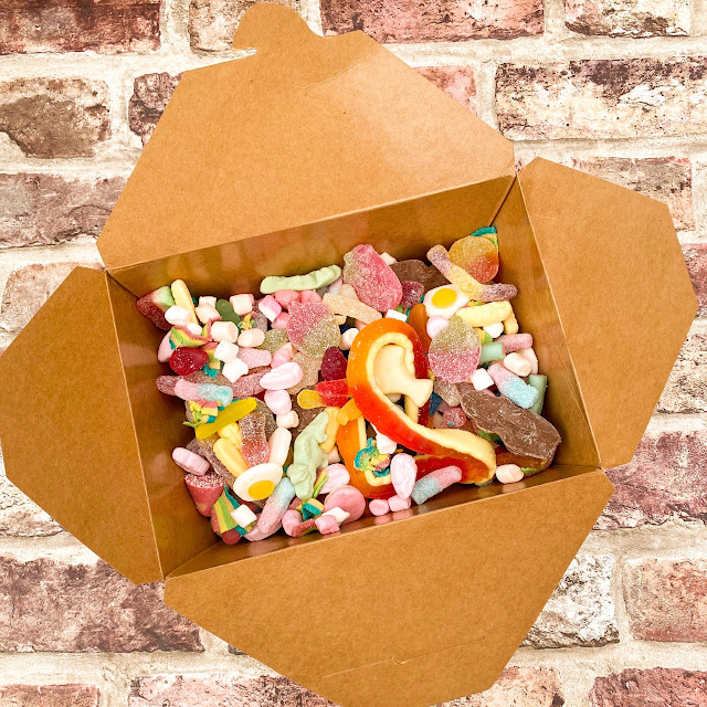Open box of Pick N Mix sweets