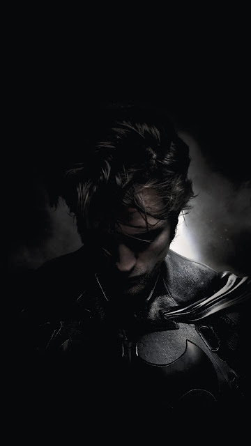 amoled Batman Robert Pattinson phone wallpaper in 1080 x 1920 pixels
