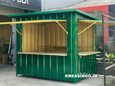 Harga berbagai macam Gerobak Booth Besi Semi Kontainer Harga berbagai macam Gerobak Booth Besi Semi Kontainer