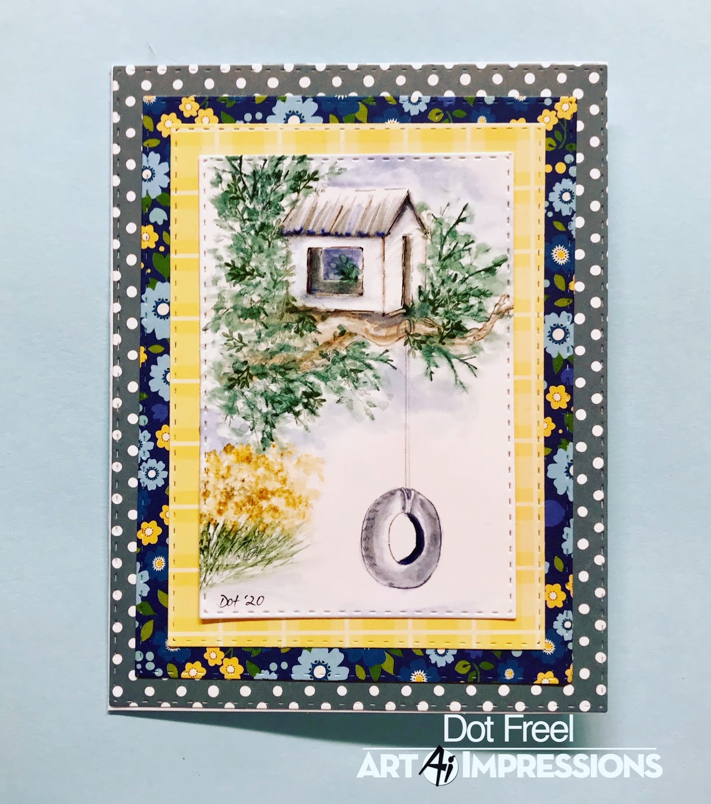Creations By Dot J.: Art Impressions Watercolor Wednesday Tutorial February 5, 2020