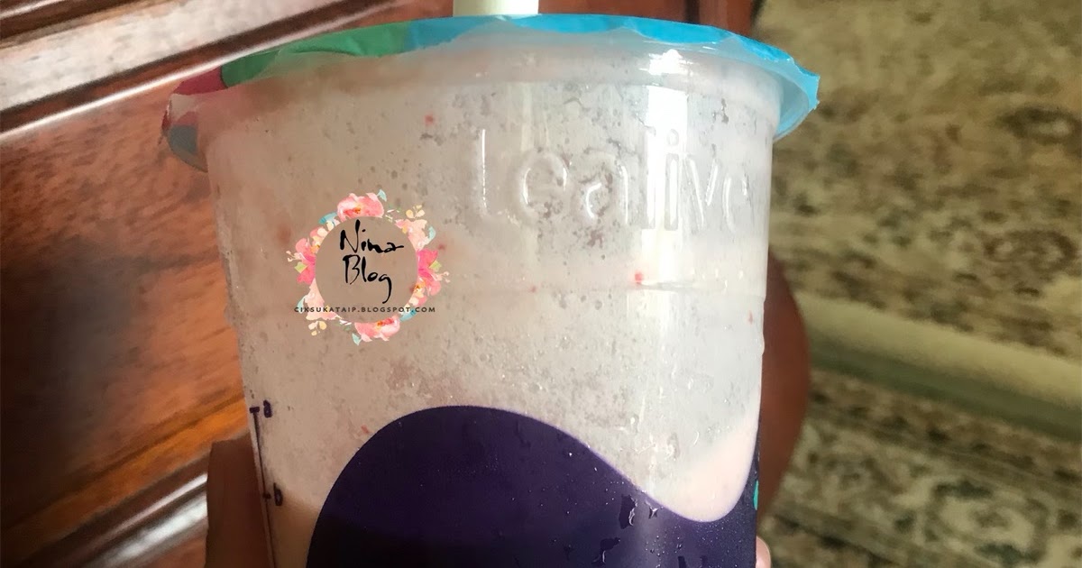 TeaLive Strawberry Pudding Smoothies Sedap! cik sukα taip