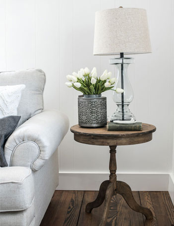 Reclaimed Wood Makeover For A Second, Reclaimed Wood End Table Lamps