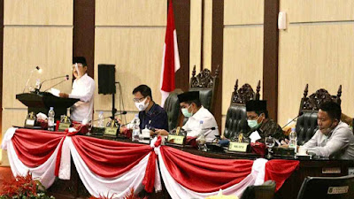Sidang Paripurna DPRD Medan Sampaikan Hasil Raker Kepada Pjs Walikota