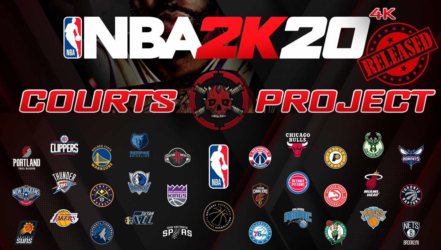NBA All 30 NBA Teams 4K Courts Pack by Sith Shuajota