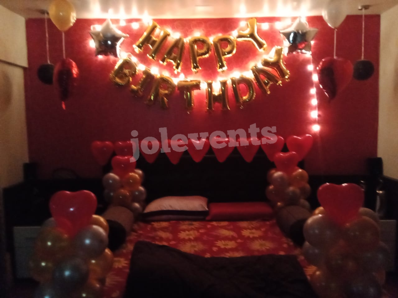 Romantic Room Decoration For Surprise Birthday Party in Pune Birthday