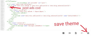 Blogger Theme me in-feed Ads Code kaha pest Kare (Step By Step Tutorial), in-feed Ads Code <body> me kaise lagaye