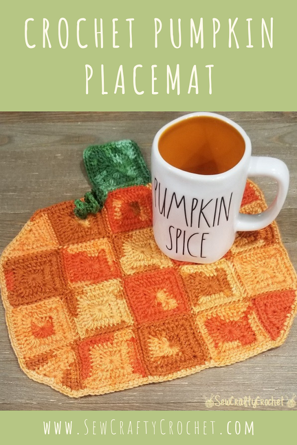 Crochet Pumpkin Placemat Sew Crafty Crochet