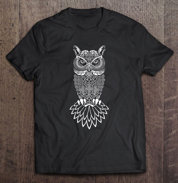 owl tattoo designs - t-shirt