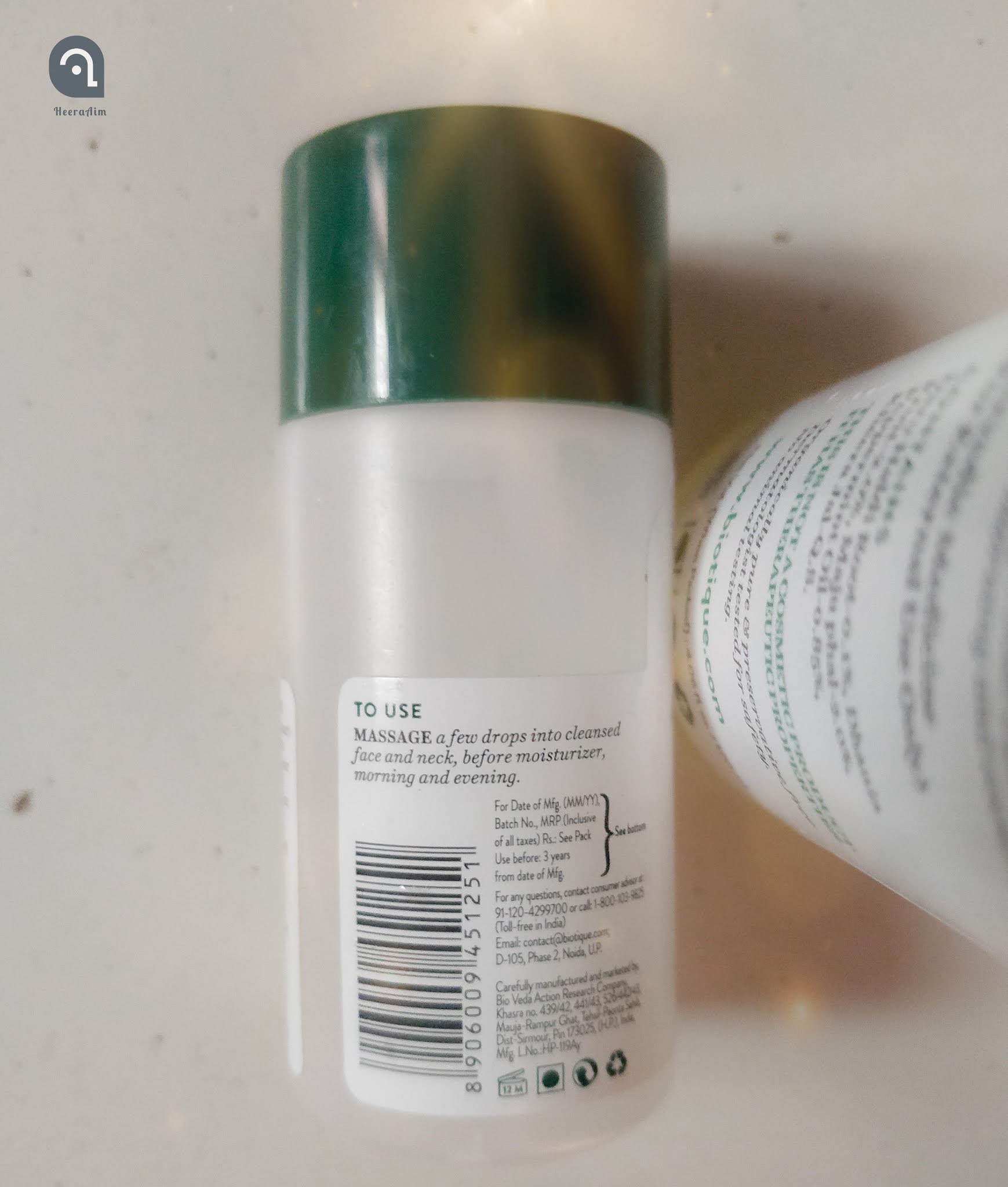 Biotique Bio Dandelion Visibly Ageless Serum Review