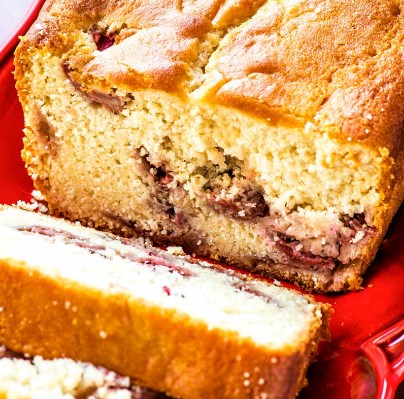 STRAWBERRY CREAM CHEESE BREAD