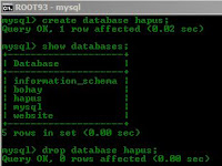 Cara Menghapus Table atau Database Dalam MySQL