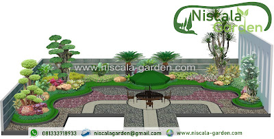 Desain Taman Minimalis dan Taman Tropis