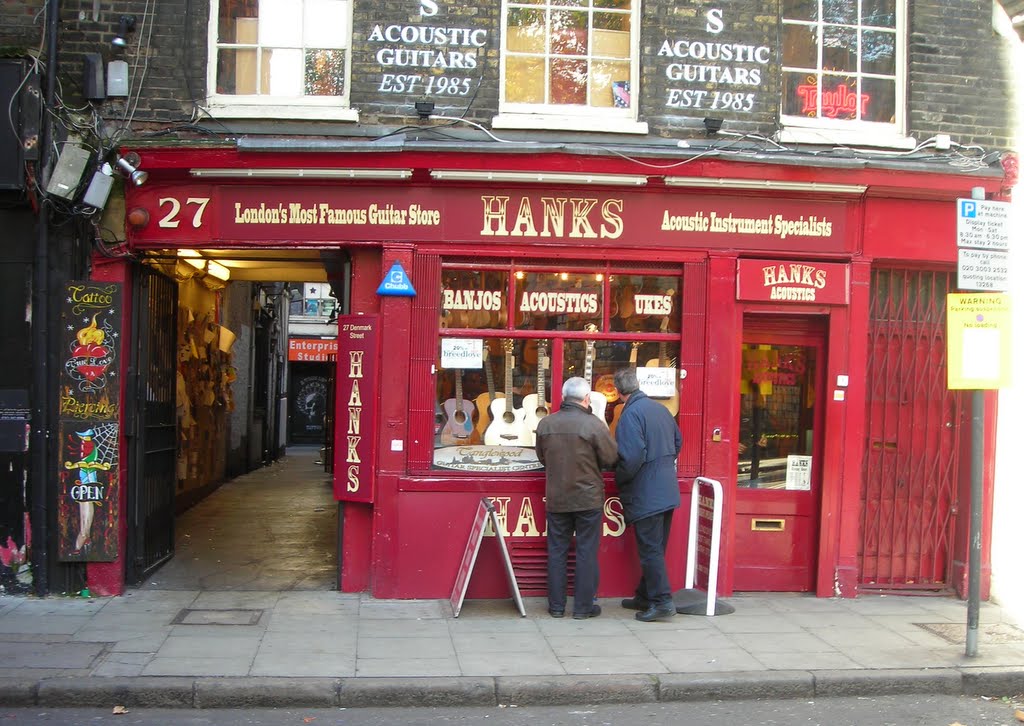 I was literally on my way....... Denmark Street