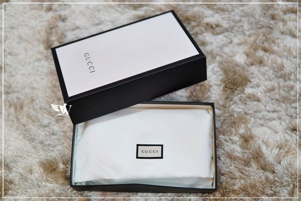 靚麗雁子 展翅翺翔 Gucci 古馳單肩斜挎包 手拿包 送給自己的生日禮物 開箱 搭配分享文