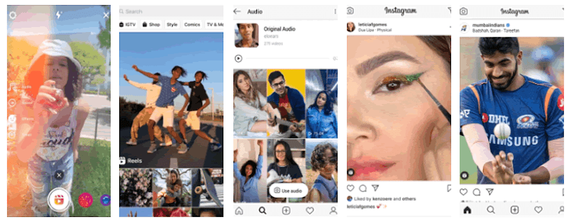 Instagram Reels app
