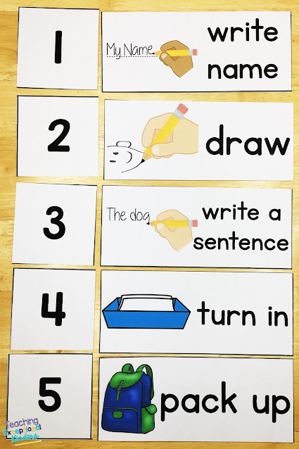 Learn how to use visual supports to help your kindergarten students to be more independent in the classroom and improve your classroom management