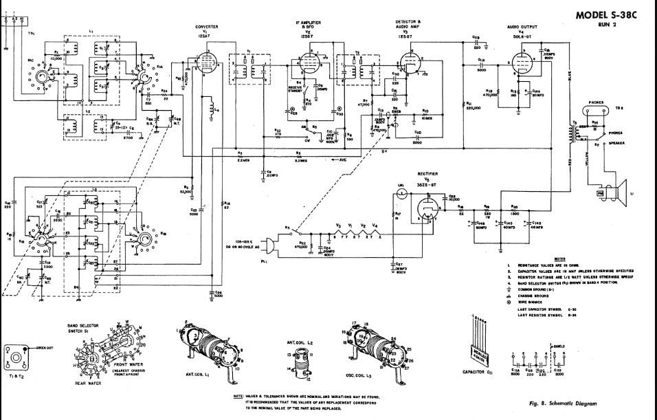 Hallicrafters S38c Circuit Diagram