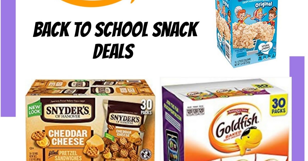 Back To School Snack Deals On Amazon!!