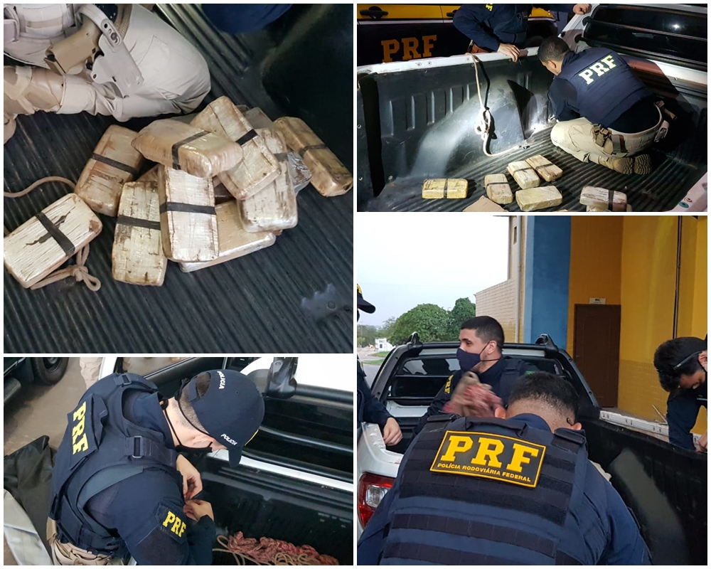 Blog do Gilberto Lima: PRF apreende pasta base de cocaína avaliada em quase  R$ 2 milhões na BR-135, em Santa Rita