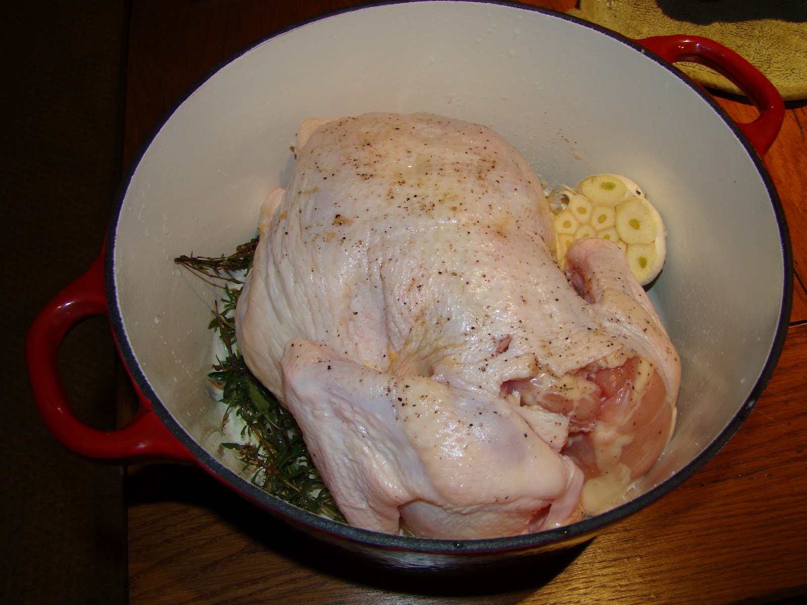 Around My Kitchen Table Classic French Roasted Chicken