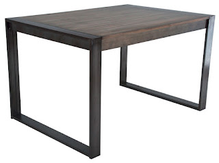 mesa comedor forja madera extensible grande