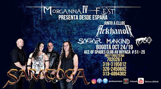 Concierto de SARATOGA 2019 | MORGANNA FEST IV Bogotá 